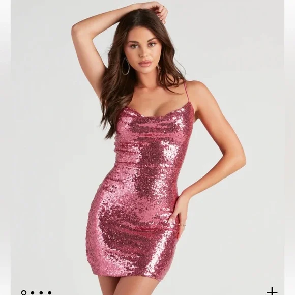 green emerald velvet dress Leyla Sequin Strappy Back Mini Dress